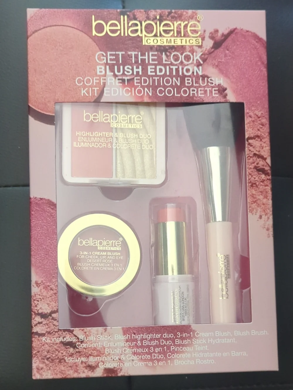 bellapierre Get The Look Blush Edition Kit - Pink Blush & Highlighter